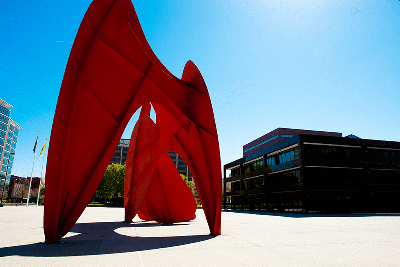 Calder sculpture in Grand Rapdids